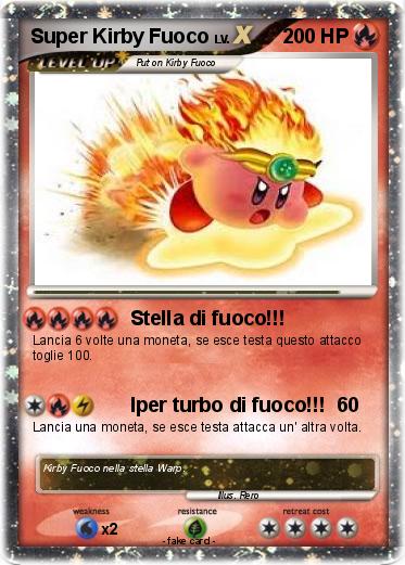 Pokemon Super Kirby Fuoco