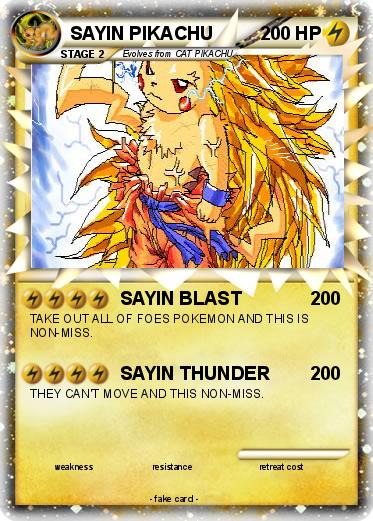 Pokemon SAYIN PIKACHU