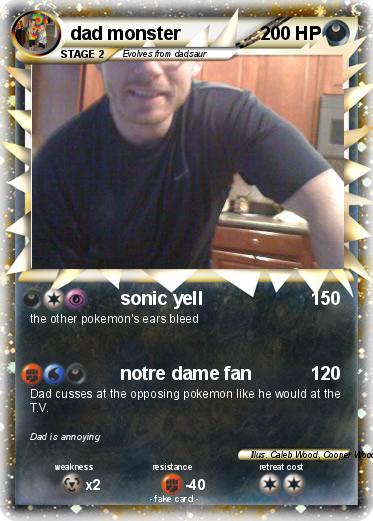 Pokemon dad monster