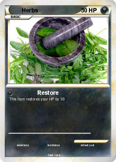 Pokemon Herbs