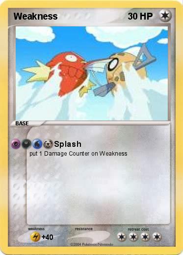 Pokemon Weakness