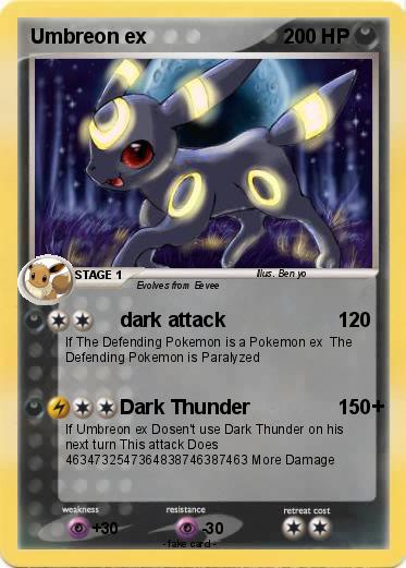 Pokemon Umbreon ex