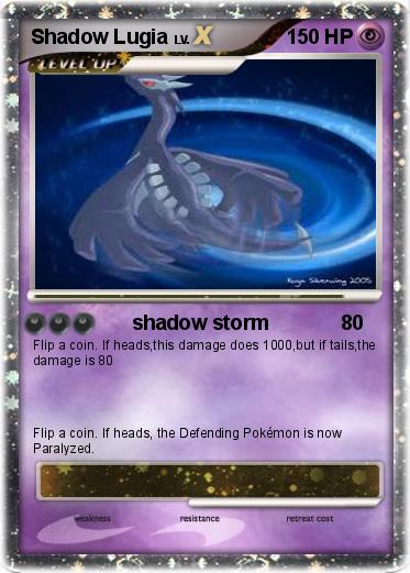 Pokemon Shadow Lugia