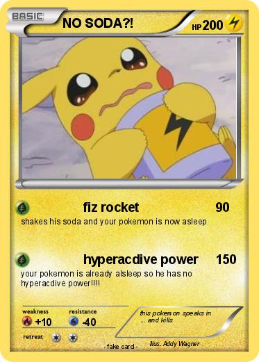 Pokemon NO SODA?!