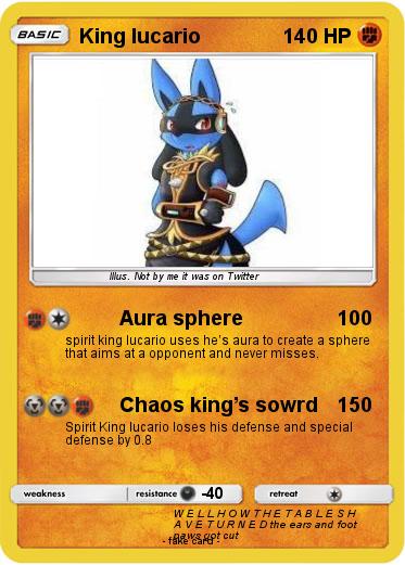 Pokemon King lucario
