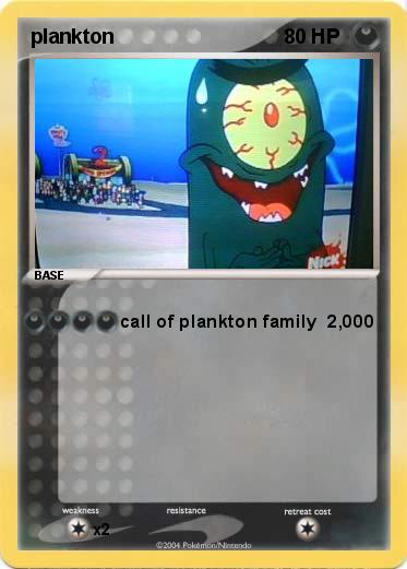 Pokemon plankton