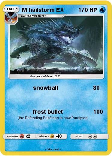 Pokemon M hailstorm EX