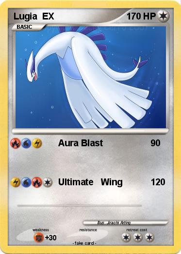 Pokemon Lugia  EX