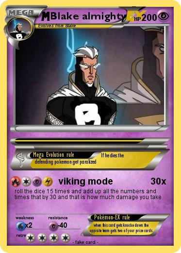 Pokemon Blake almighty
