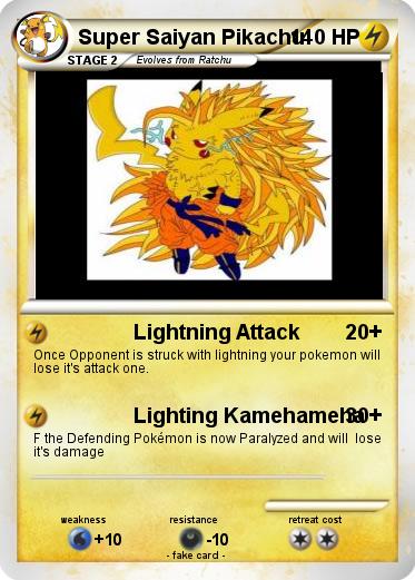 Pokemon Super Saiyan Pikachu