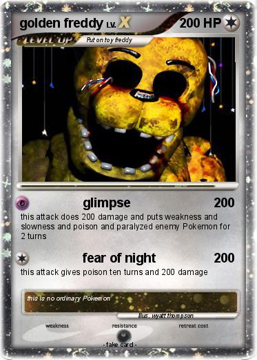 Pokemon golden freddy