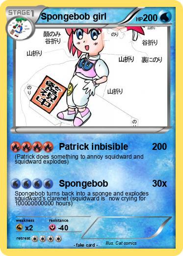 Pokemon Spongebob girl