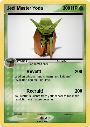 Pokemon Jedi Master Yoda