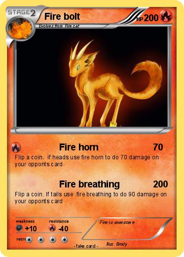 Pokemon Fire bolt