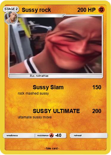 Pokemon Sussy rock