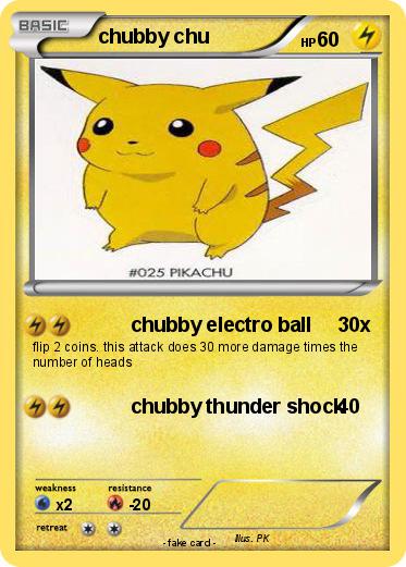 Pokemon chubby chu