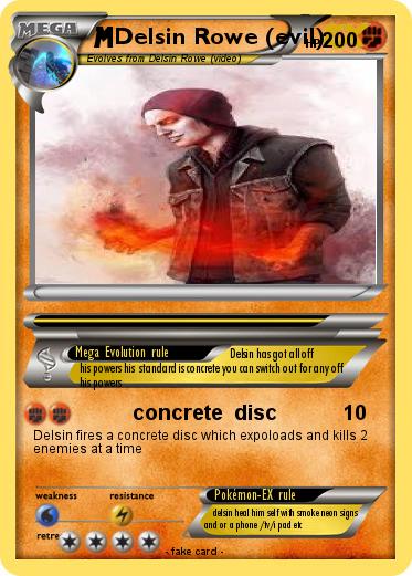 Pokemon Delsin Rowe (evil)
