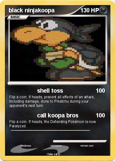 Pokemon black ninjakoopa Pokemon black ninjakoopa