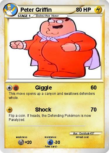 Pokemon Peter Griffin