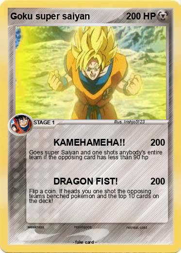 Pokemon Goku super saiyan