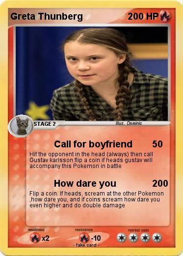 Pokemon Greta Thunberg