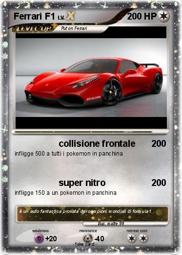 Pokemon Ferrari F1