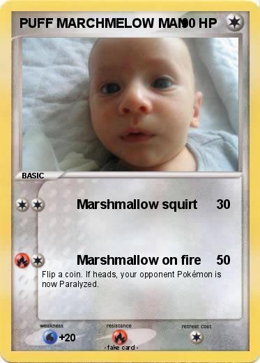 Pokemon PUFF MARCHMELOW MAN