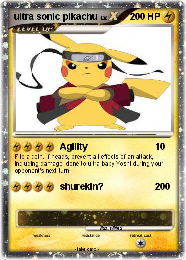 Pokemon ultra sonic pikachu
