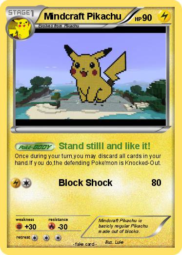 Pokemon Mindcraft Pikachu