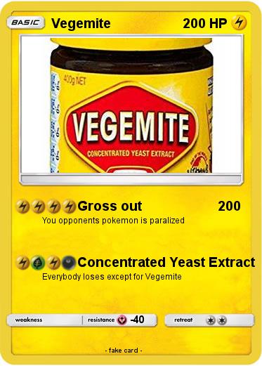 Pokemon Vegemite