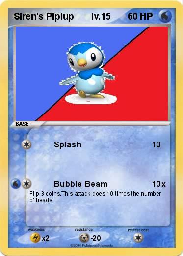 Pokemon Siren's Piplup       lv.15