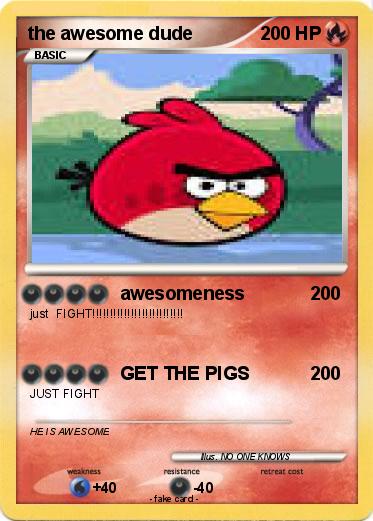 Pokemon the awesome dude