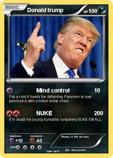 Pokemon Donald trump