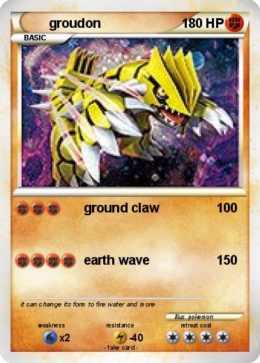 Pokemon groudon