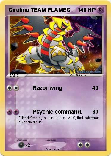 Pokemon Giratina TEAM FLAMES