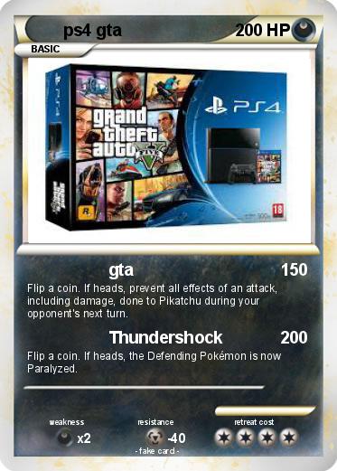 Pokemon ps4 gta