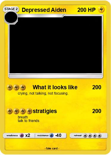 Pokemon Depressed Aiden
