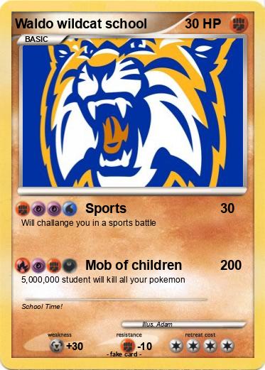 Pokemon Waldo wildcat school