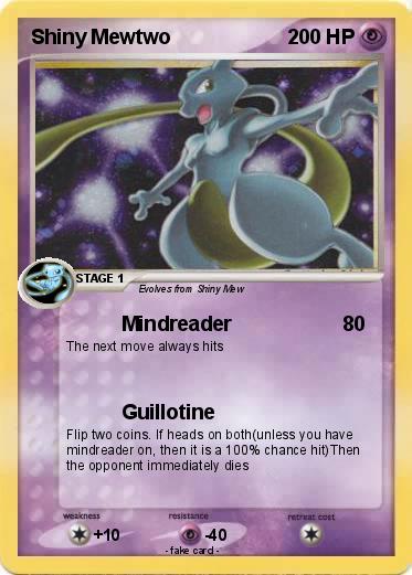 Pokemon Shiny Mewtwo