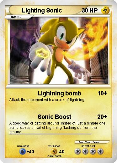 Pokemon Lighting Sonic