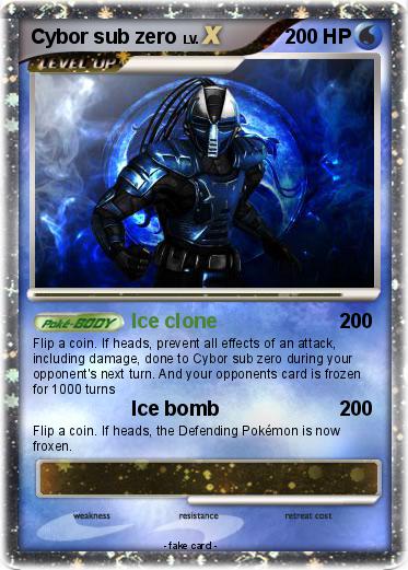 Pokemon Cybor sub zero