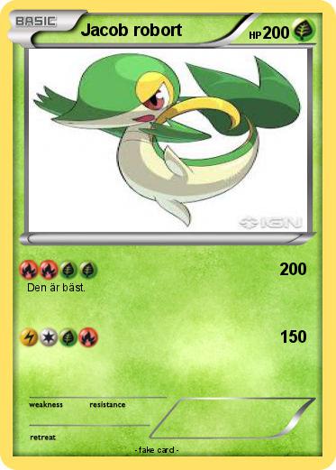 Pokemon Jacob robort
