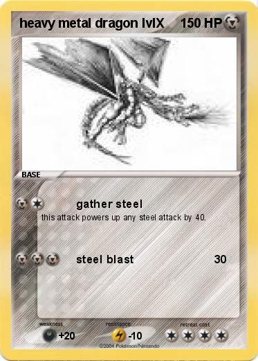 Pokemon heavy metal dragon lvlX