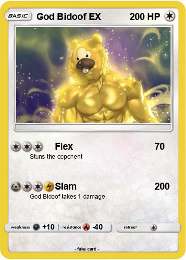 Pokemon God Bidoof EX