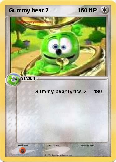 Pokemon Gummy bear 2                  1 
