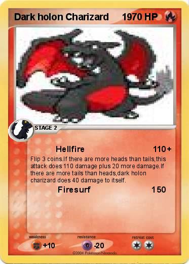 Pokemon Dark holon Charizard     19 