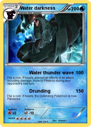 Pokemon Water darkness
