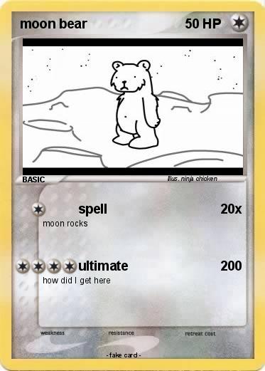 Pokemon moon bear