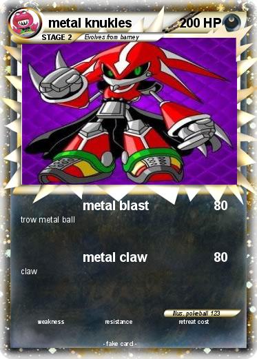 Pokemon metal knukles