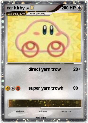 Pokemon car kirby